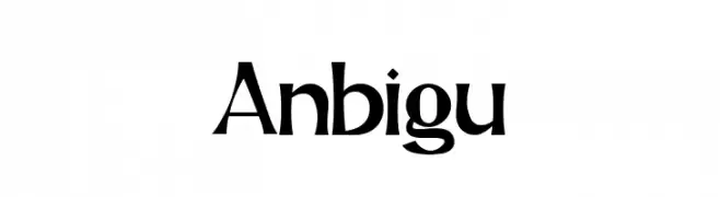 Anbigu  フリーフォントのダウンロード