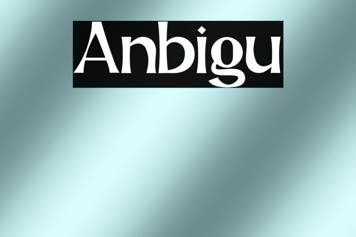 Anbigu Example 1