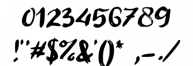 Ancen Solutip Font OTHER CHARS