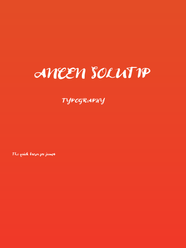 Ancen Solutip Poster