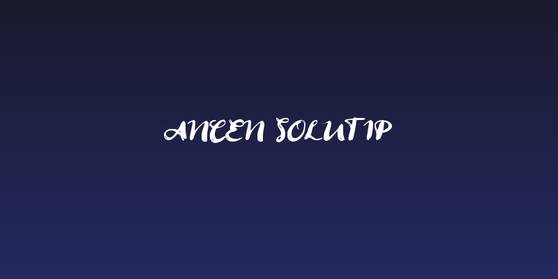 Ancen Solutip Social Header