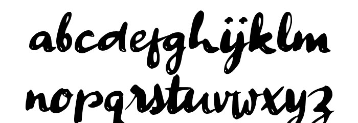 Ancen Solutip Font LOWERCASE