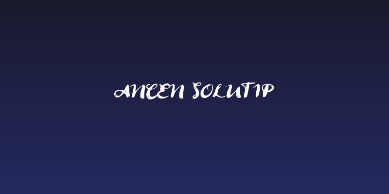 Ancen Solutip Social Header