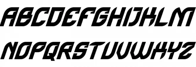 Ancent Schriftart Groß