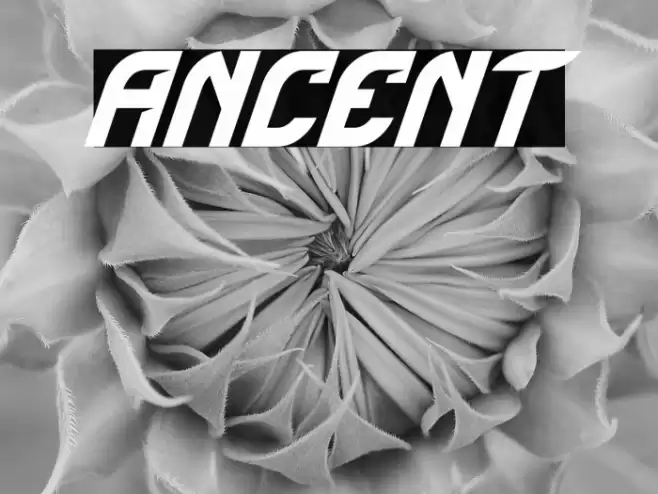Ancent Font examples
