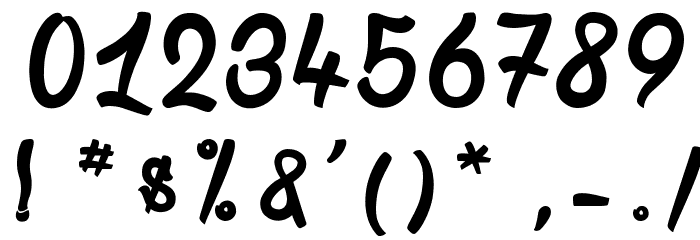 Ancestral Katana Sword Font OTHER CHARS