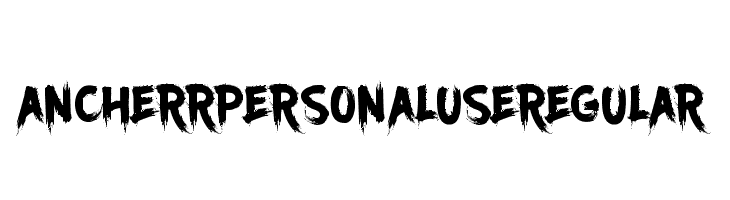 Ancherr Personal Use Regular  नि: शुल्क फ़ॉन्ट्स डाउनलोड