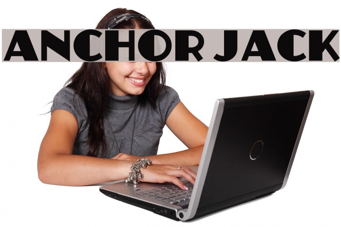 Anchor Jack Font examples