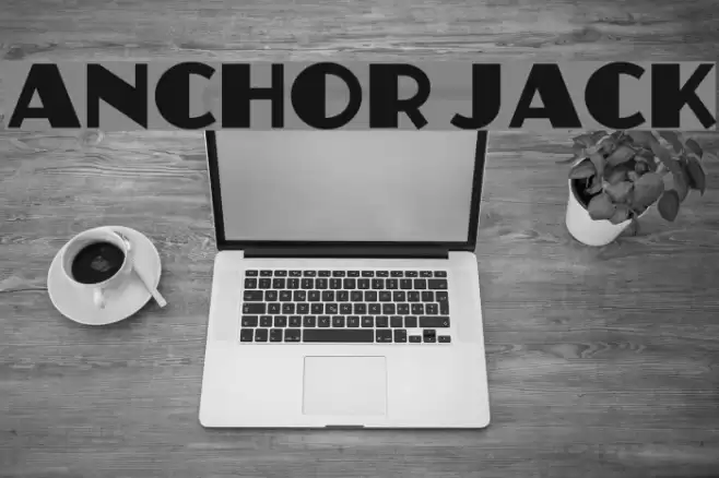 Anchor Jack Font examples