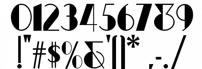 Anchor Steam NF Font OTHER CHARS