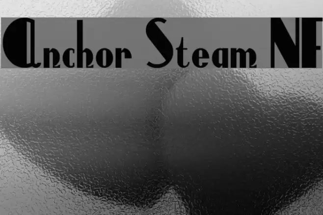 Anchor Steam NF Font examples