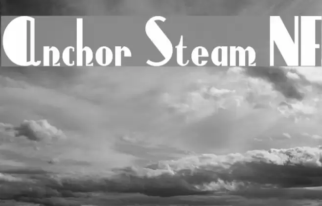 Anchor Steam NF Font examples