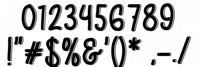 Anchor Font OTHER CHARS