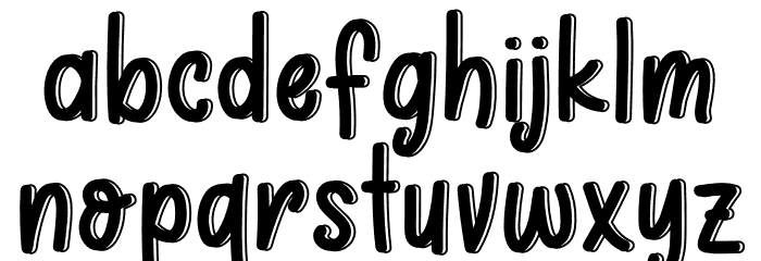 Anchor Font LOWERCASE