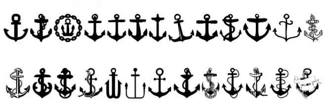 Anchor 字体 大写