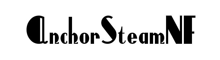 AnchorSteamNF Font