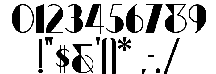 AnchorSteamNF Font OTHER CHARS