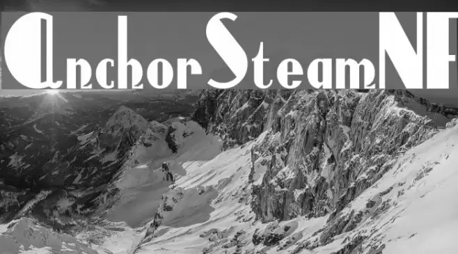 AnchorSteamNF Font examples