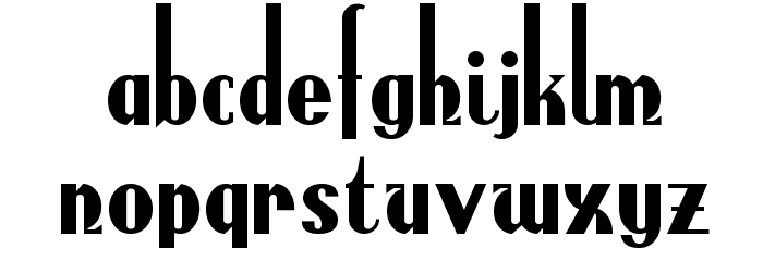 AnchorSteamNF Font LOWERCASE