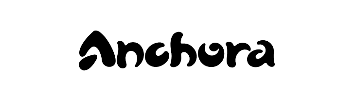 Anchor Font LOWERCASE