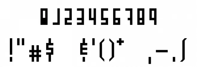 Anchorage Font OTHER CHARS