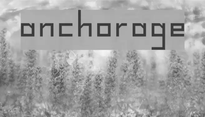 Anchorage Font examples