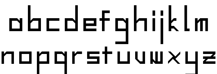 Anchorage Font LOWERCASE