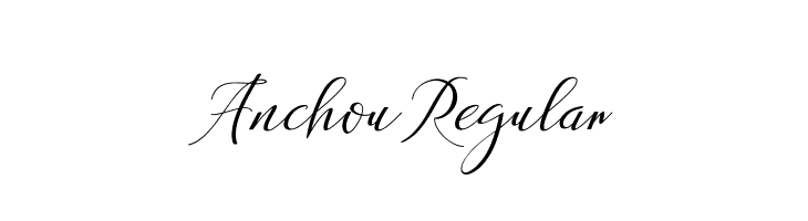 Anchou Regular  Frei Schriftart Herunterladen