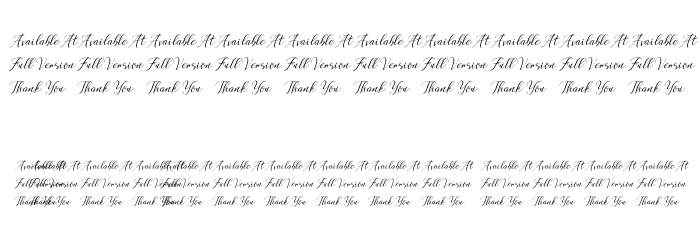 Anchou Regular Font OTHER CHARS