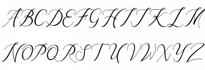 Anchou Regular Schriftart Groß
