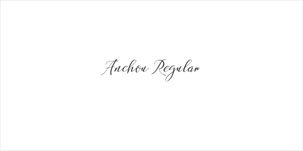 Anchou Regular Logo