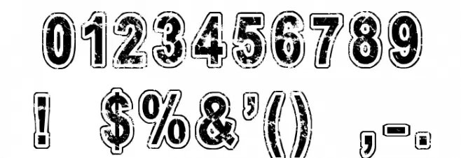 Ancien Regular Font OTHER CHARS