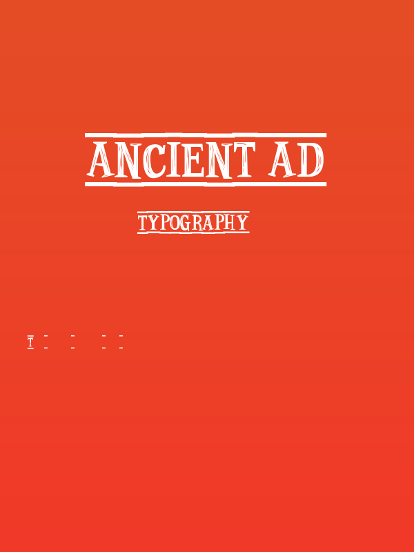 Ancient Ad Poster