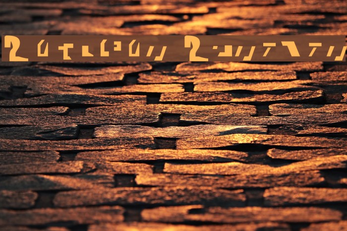 Ancient Autobot Font examples