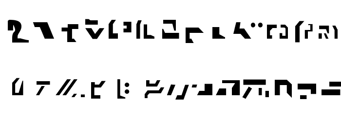 Ancient Autobot Font LOWERCASE