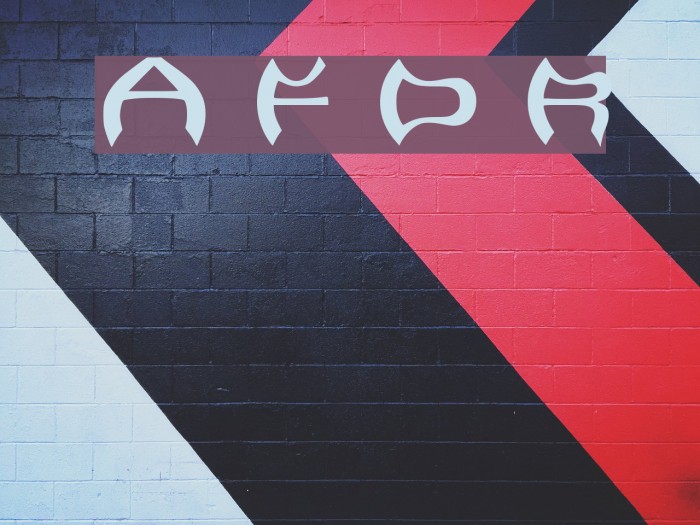 Ancient Future Demo Regular Font examples