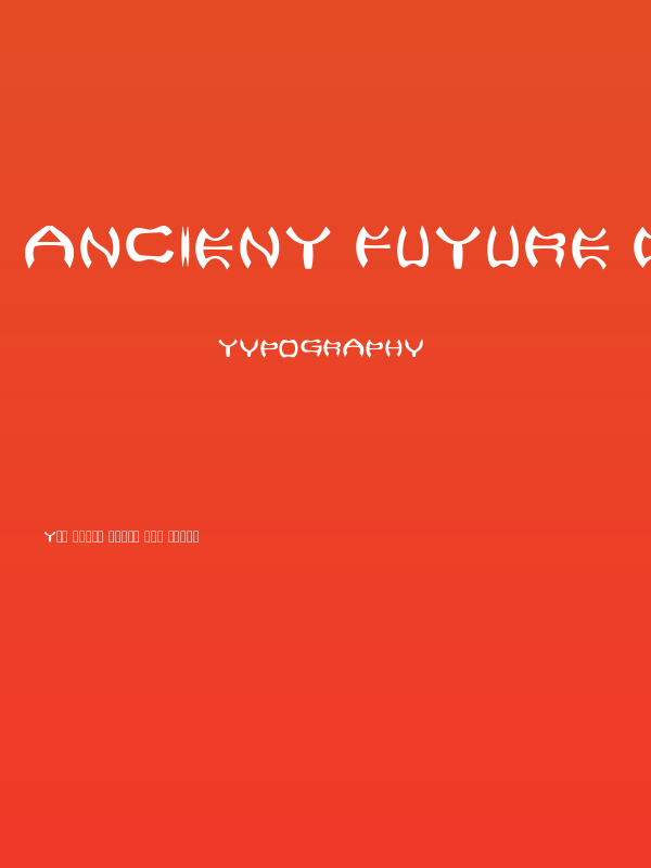 Ancient Future Demo Regular Poster