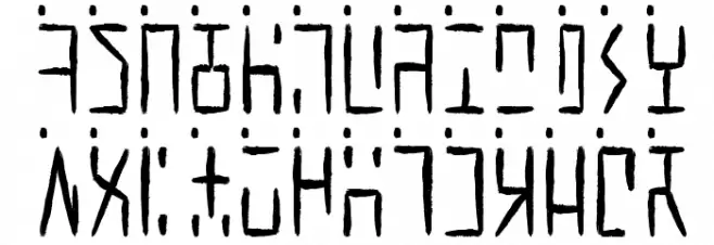 Ancient G Written Fuentes MAYÚSCULAS