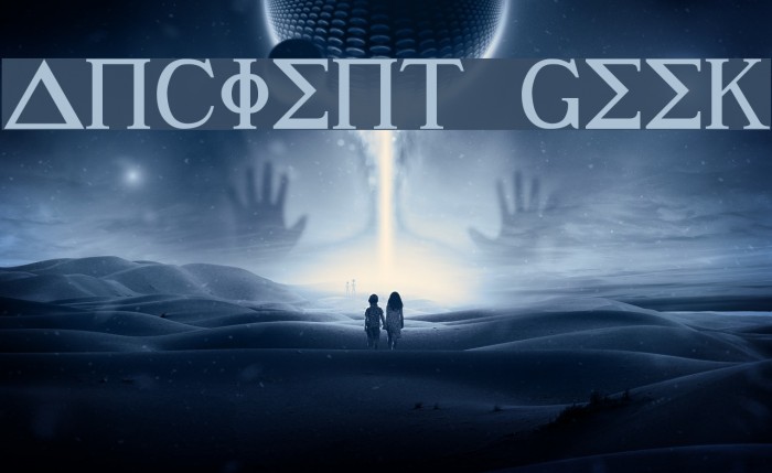 Ancient Geek Шрифта examples