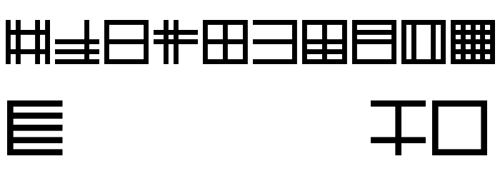 Ancient Glyph Font OTHER CHARS