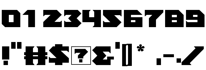 Ancient God Bold Font OTHER CHARS