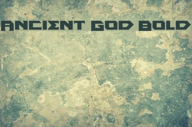 Ancient God Bold Example 3