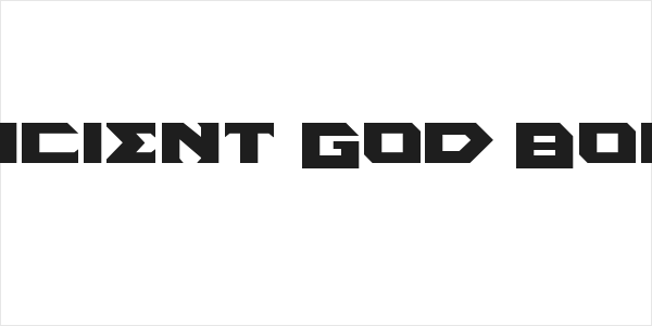Ancient God Bold Logo