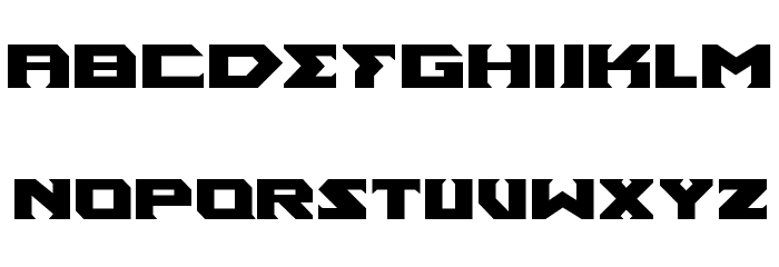 Ancient God Bold Font LOWERCASE