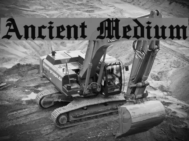 Ancient Medium Font examples