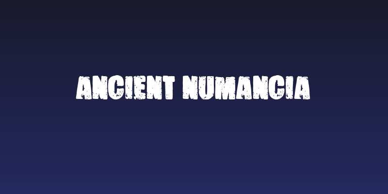 Ancient Numancia Social Header