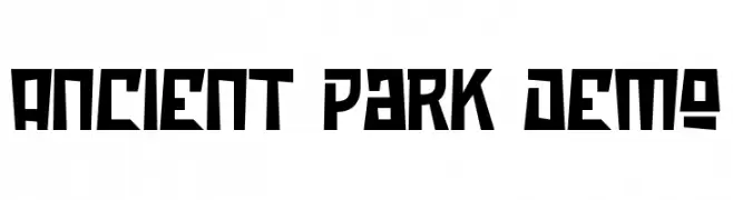 Ancient Park Demo  Free Fonts Download