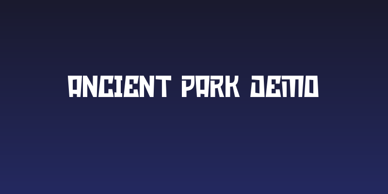 Ancient Park Demo Social Header