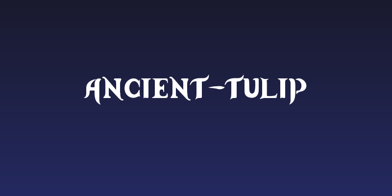 Ancient-Tulip Social Header