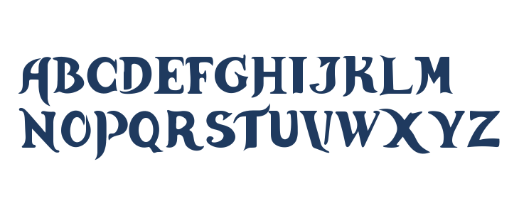 Ancient-Tulip Lowercase